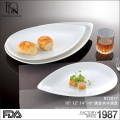 Wholesale good quality restaurant buffet dinner plate white hotel porcelain plates